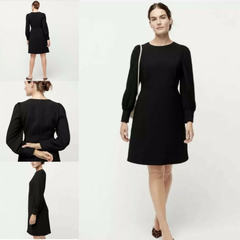 NWT J. Crew Black Dress J2205